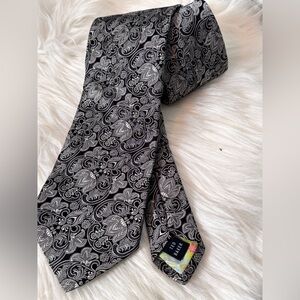 Ted Baker Black and‎ Gray Classic Tie